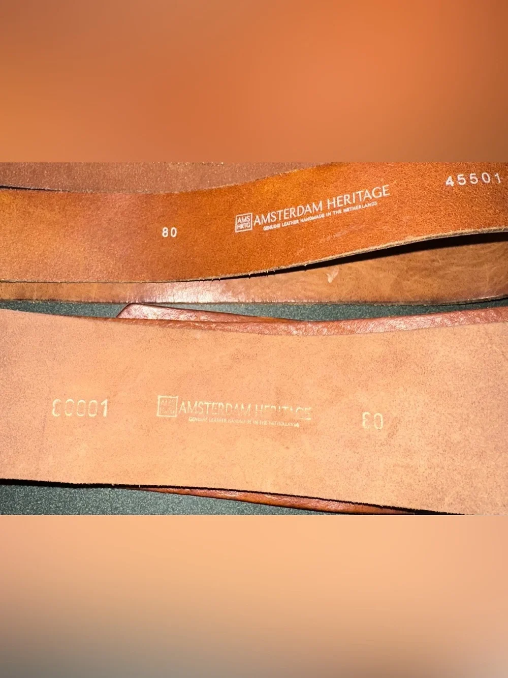 Amsterdam Heritage Two Leather Belts